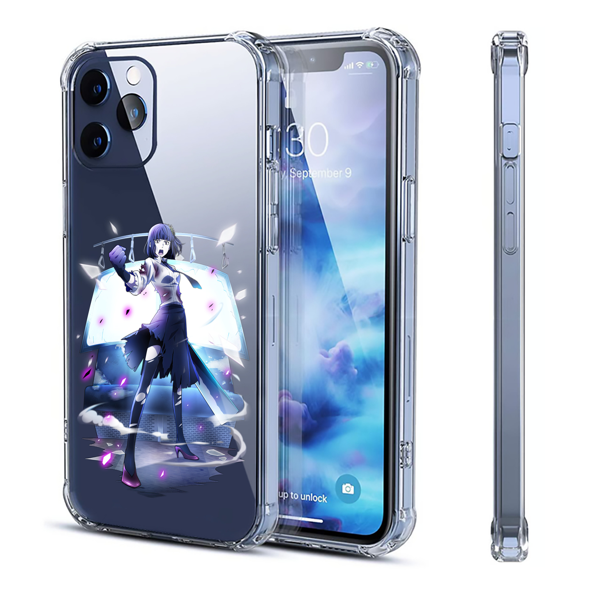 （画像用） 文豪ストレイドッグス Bungo Stray Dogs 【iPhone 12シリーズ対応】透明スマホケース（クリアソフトケース）